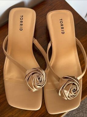 Torrid Extra Wide Rosette Sandals